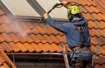 Démoussage et hydrofuge de toiture à Baudignan